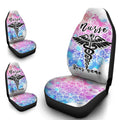 Nurse Car Seat Covers Custom Name Nurse Mandala Car Accessories - Gearcarcover - 4