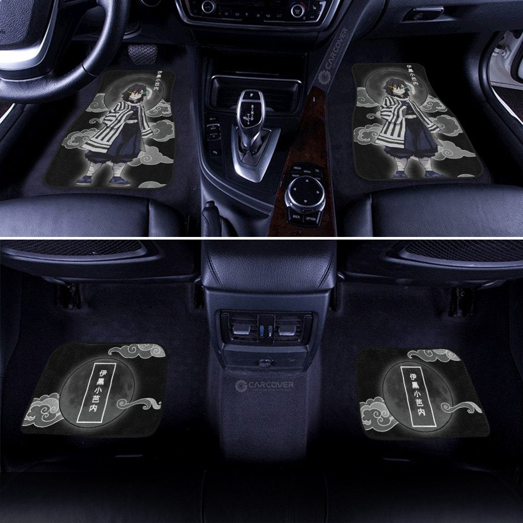 Obanai Iguro Car Floor Mats Custom Anime Demon Slayer Car Interior Accessories - Gearcarcover - 3