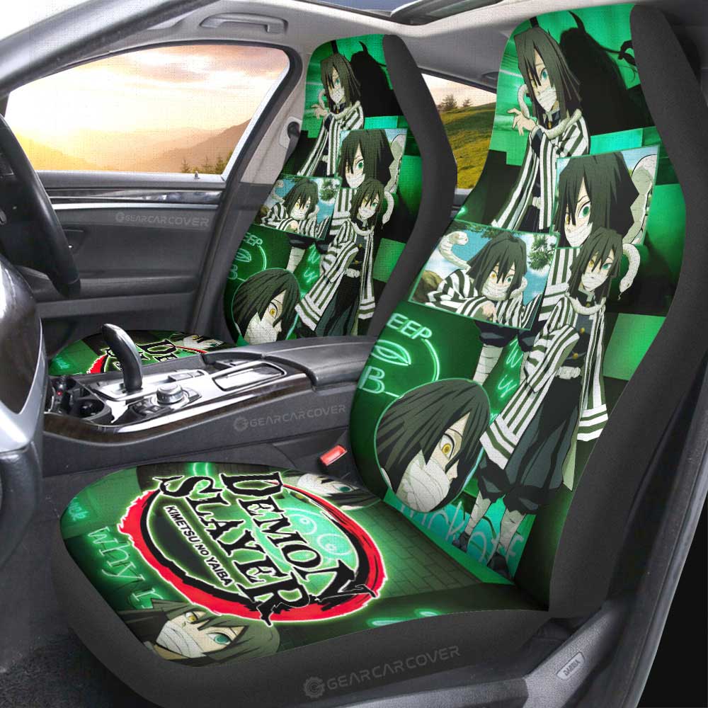 Obanai Iguro Car Seat Covers Custom Demon Slayer Anime - Gearcarcover - 2