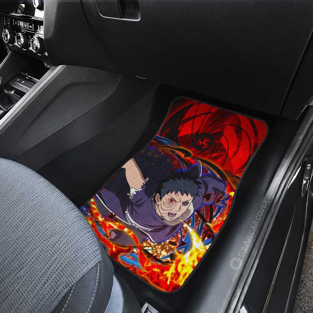Obito Car Floor Mats Custom Sharingan Eye Car Accessories - Gearcarcover - 3