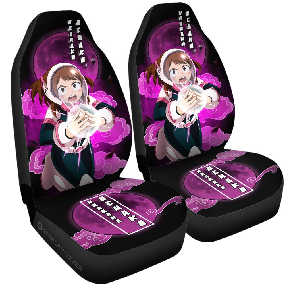 Ochako Uraraka Car Seat Covers Custom Anime My Hero Academia Car Interior Accessories - Gearcarcover - 3