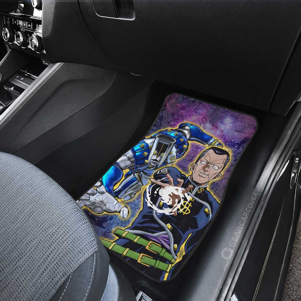 Okuyasu Nijimura Car Floor Mats Custom Galaxy Manga JJBA Anime - Gearcarcover - 4