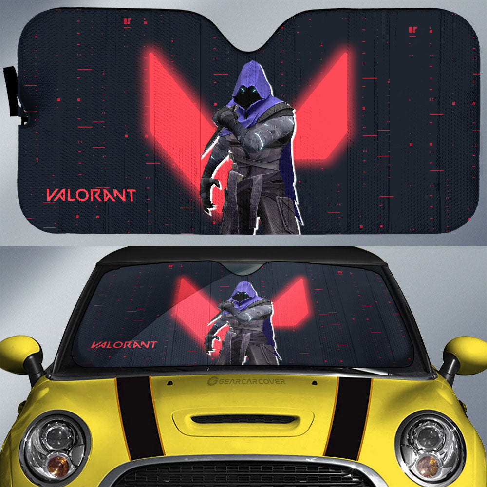 Omen Car Sunshade Custom Valorant Agent - Gearcarcover - 1