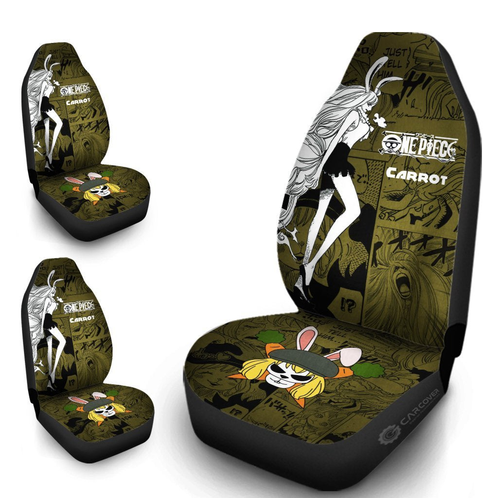 One Piece Carrot Car Seat Covers Custom Anime Mix Manga Car Interior Accessories - Gearcarcover - 4