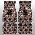 Orange Sunflower Car Floor Mats Custom Car Decoration - Gearcarcover - 2