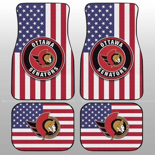 Ottawa Senators Car Floor Mats Custom Car Accessories - Gearcarcover - 1