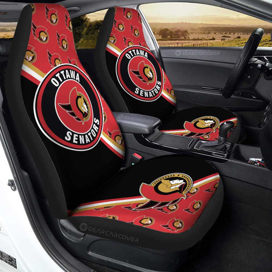 Ottawa Senators Car Seat Covers Custom Car Accessories For Fans - Gearcarcover - 1