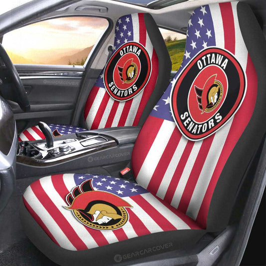 Ottawa Senators Car Seat Covers Custom Car Accessories - Gearcarcover - 2