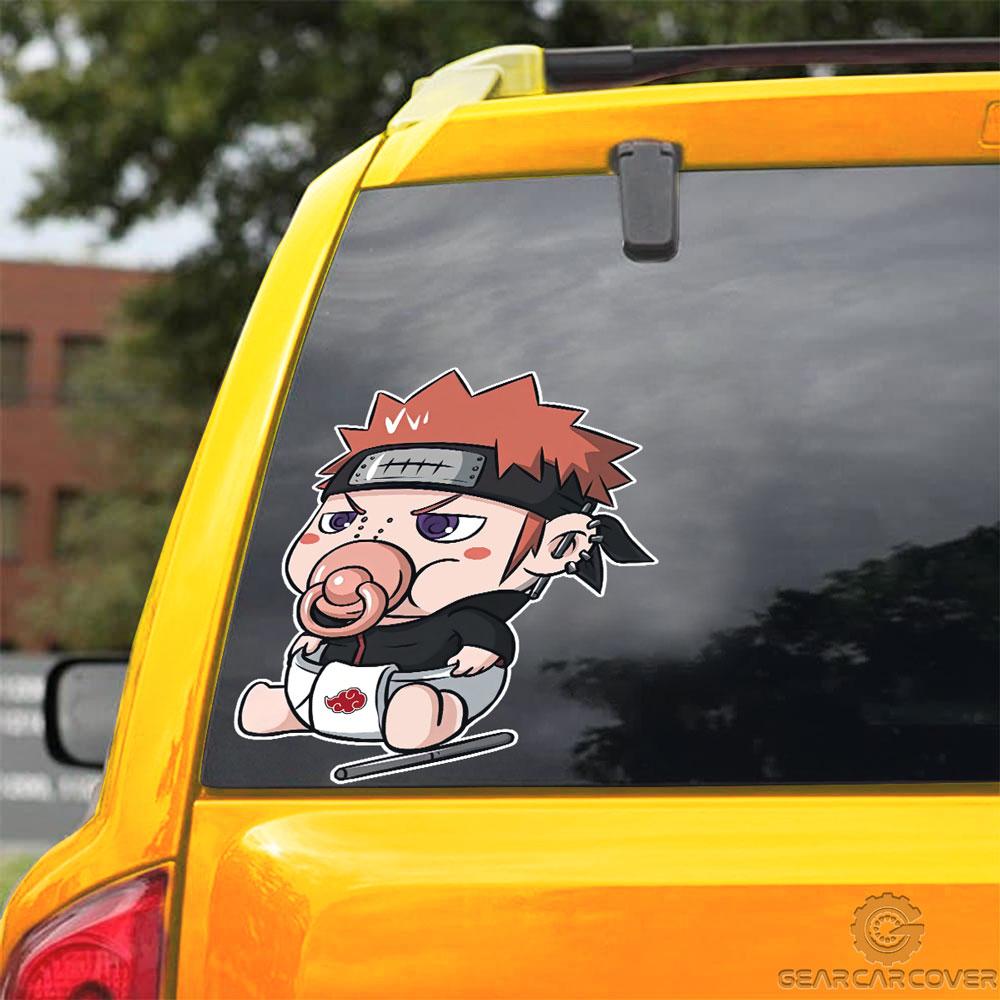 Pain Car Sticker Custom Akatsuki Members Naru Anime Car Accessories - Gearcarcover - 3