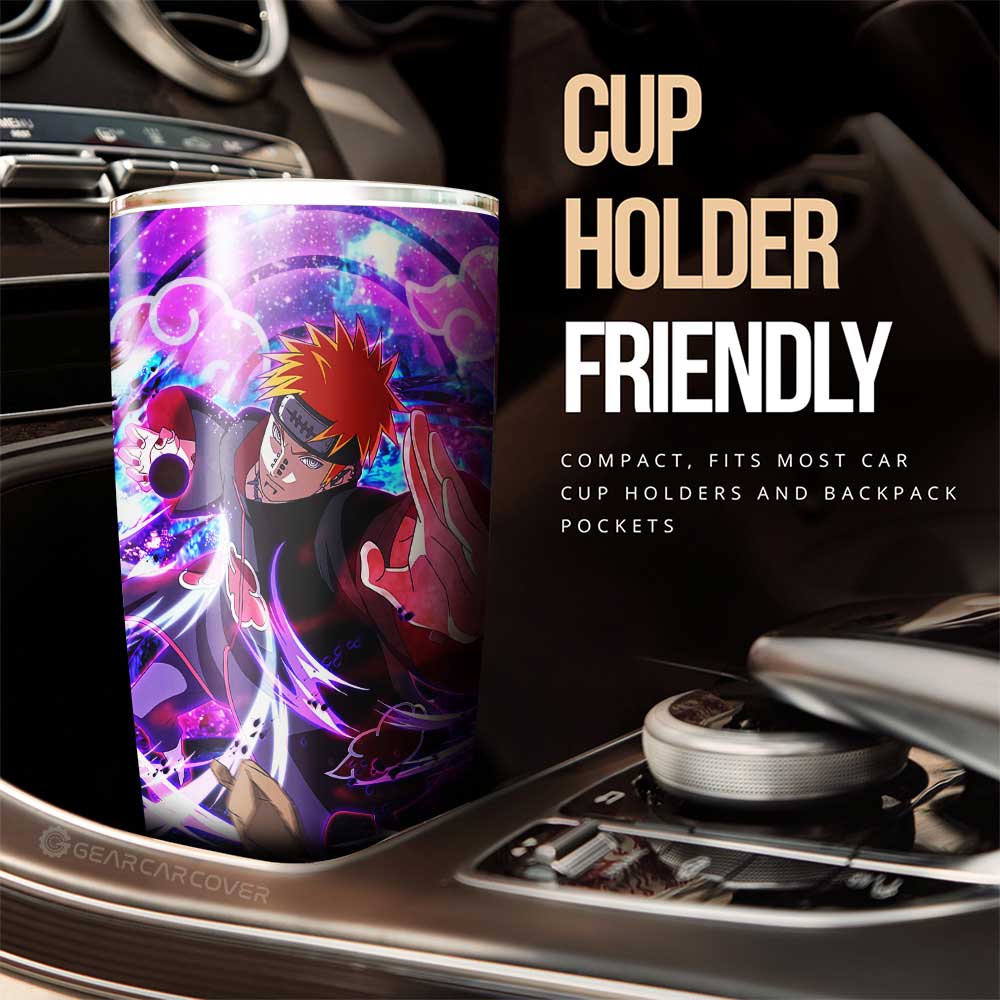 Pain Tumbler Cup Custom Sharingan Eye Car Accessories - Gearcarcover - 1