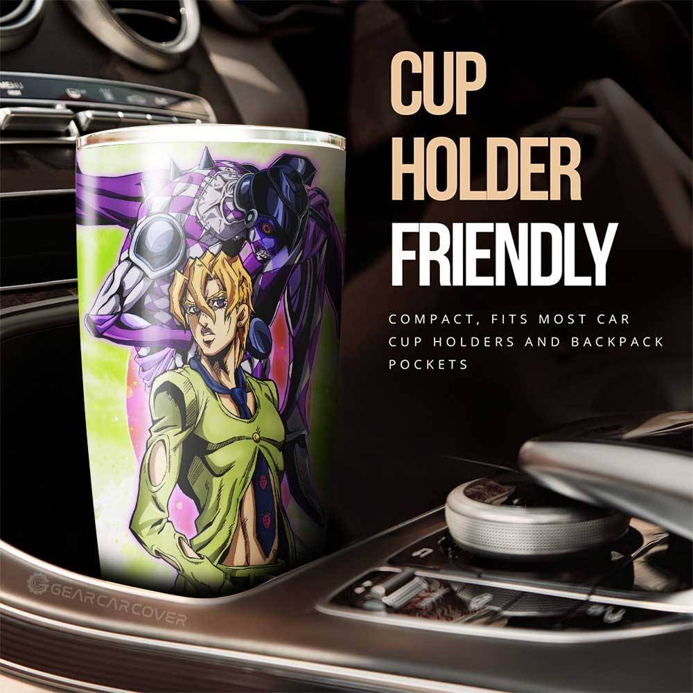 Pannacotta Fugo Tumbler Cup Custom Jojo's Bizarre Adventures Anime - Gearcarcover - 2