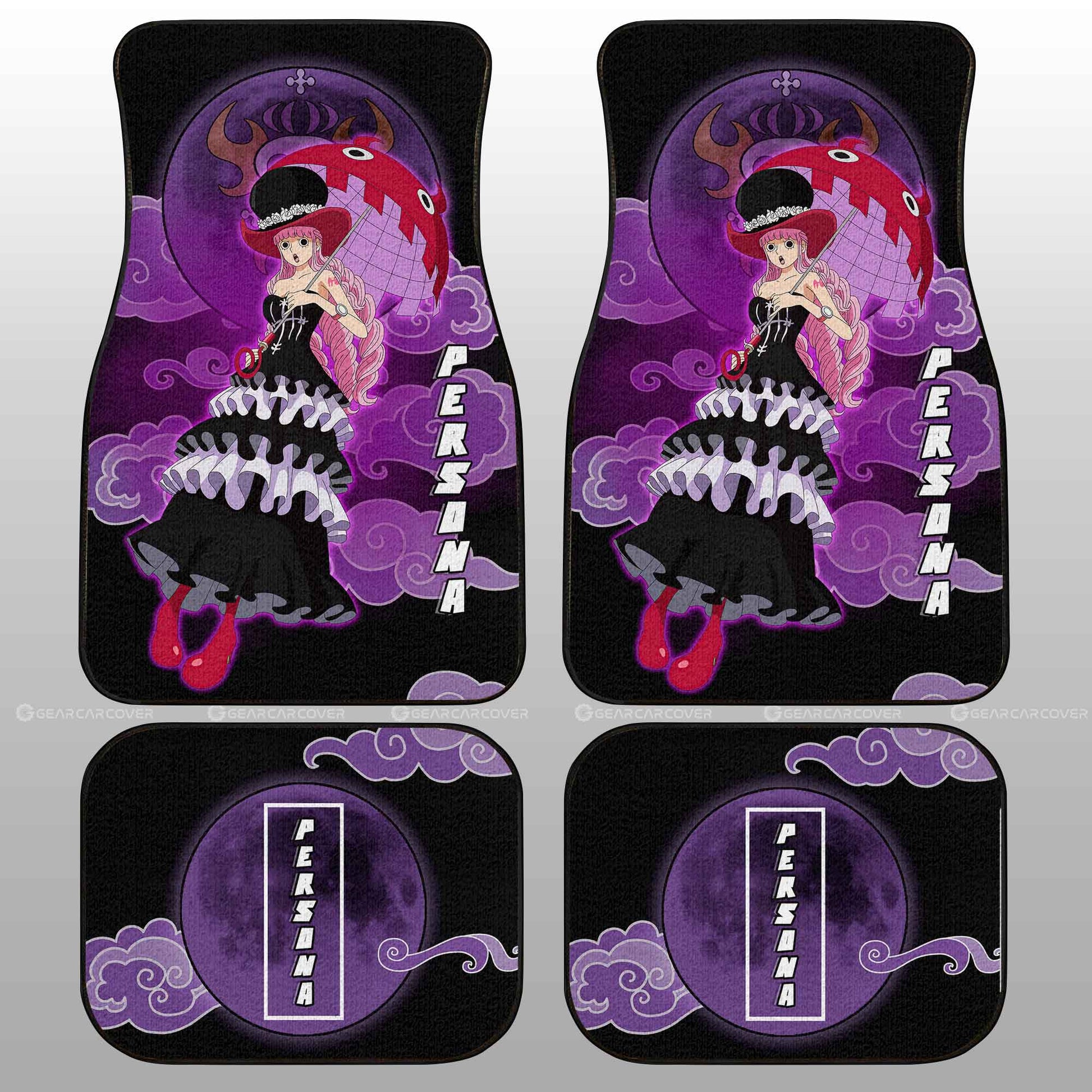 Perona Car Floor Mats Custom One Piece Anime Car Accessories For Anime Fans - Gearcarcover - 2