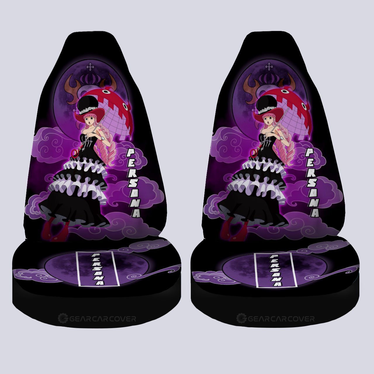 Perona Car Seat Covers Custom One Piece Anime Car Accessories For Anime Fans - Gearcarcover - 4