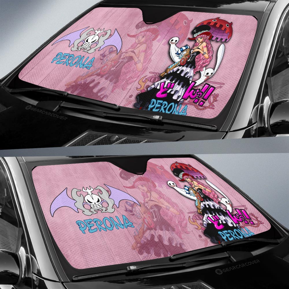 Perona Car Sunshade Custom One Piece Anime Car Accessories - Gearcarcover - 2