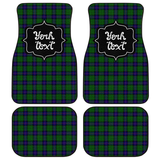 Personalized Armstrong Tartan Car Floor Mats Custom Name Car Accessories - Gearcarcover - 1
