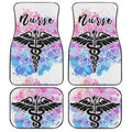 Personalized Nurse Car Floor Mats Custom Mandala Car Accessoories For Nurse - Gearcarcover - 5