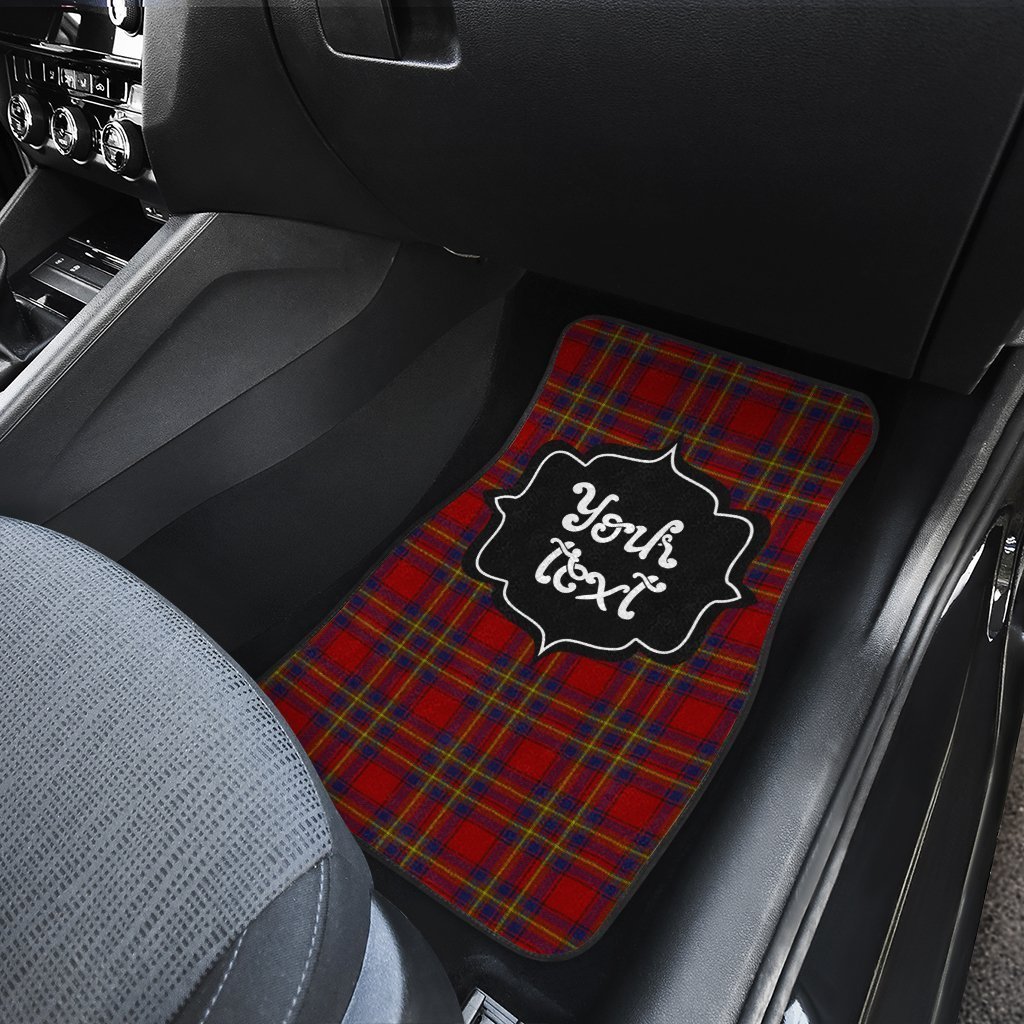 Personalized Oliver Tartan Car Floor Mats Custom Name Car Accessories - Gearcarcover - 4