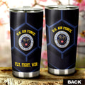 Personalized U.S. Air Force Military Tumbler Cup Custom Name Car Accessories - Gearcarcover - 4