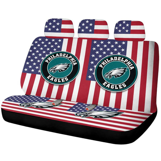 Philadelphia Eagles Car Back Seat Cover Custom Car Accessories - Gearcarcover - 1