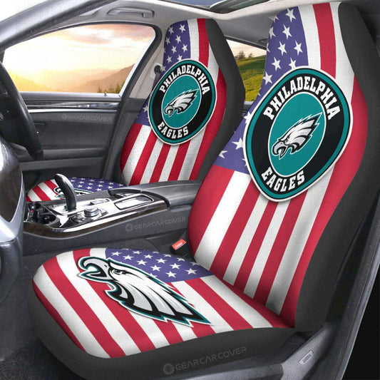 Philadelphia Eagles Car Seat Covers Custom Car Decor Accessories - Gearcarcover - 2