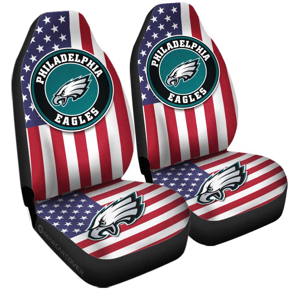 Philadelphia Eagles Car Seat Covers Custom Car Decor Accessories - Gearcarcover - 3