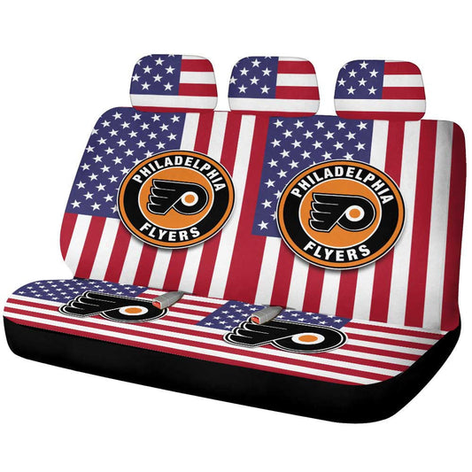 Philadelphia Flyers Car Back Seat Cover Custom Car Accessories - Gearcarcover - 1
