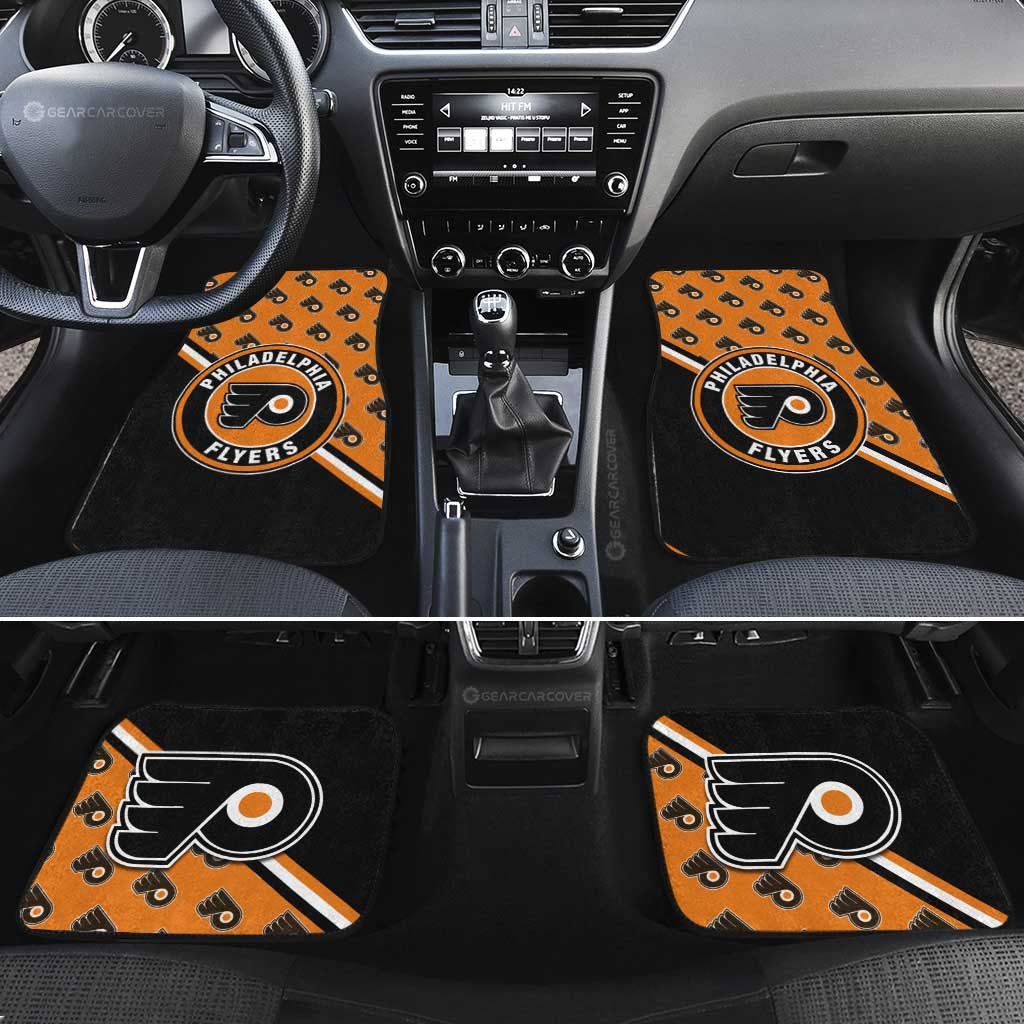 Philadelphia Flyers Car Floor Mats Custom Car Accessories For Fans - Gearcarcover - 2