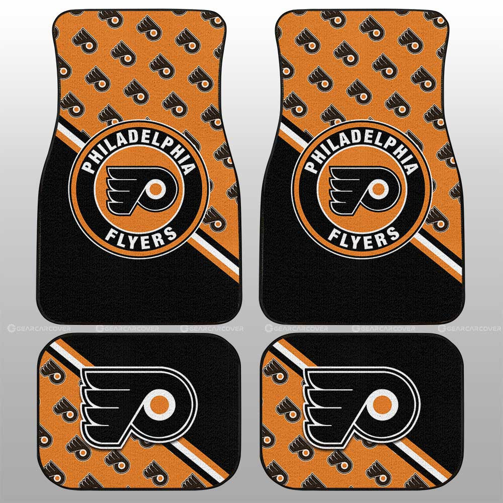 Philadelphia Flyers Car Floor Mats Custom Car Accessories For Fans - Gearcarcover - 1