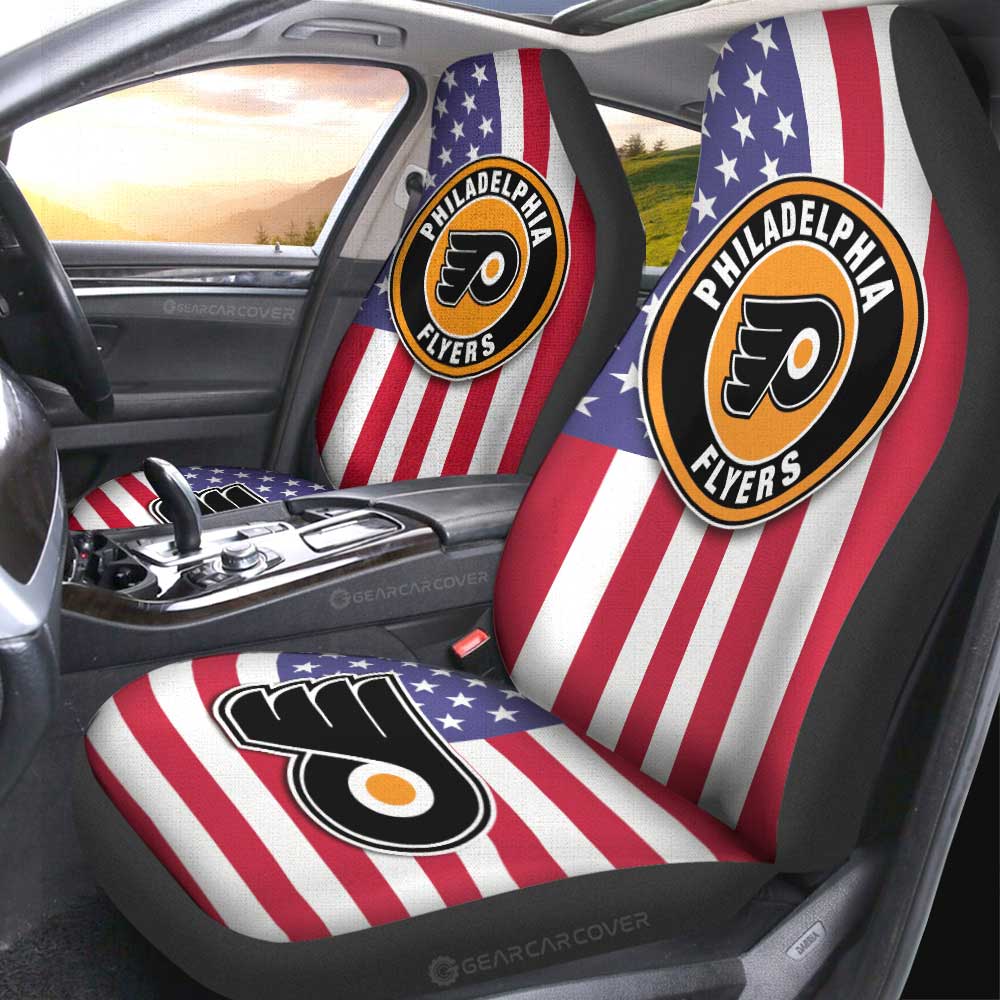 Philadelphia Flyers Car Seat Covers Custom Car Decor Accessories - Gearcarcover - 2