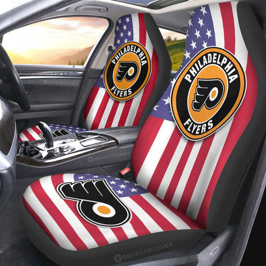 Philadelphia Flyers Car Seat Covers Custom Car Decor Accessories - Gearcarcover - 2