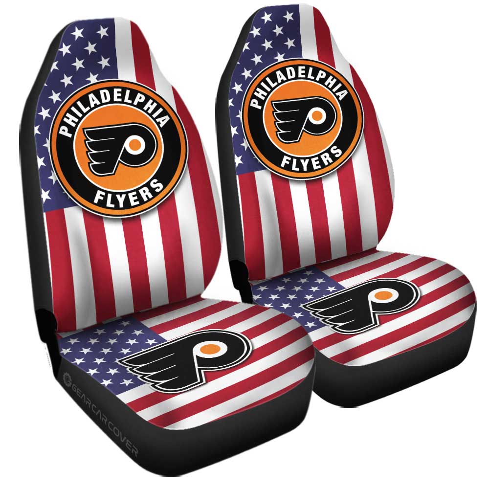 Philadelphia Flyers Car Seat Covers Custom Car Decor Accessories - Gearcarcover - 3