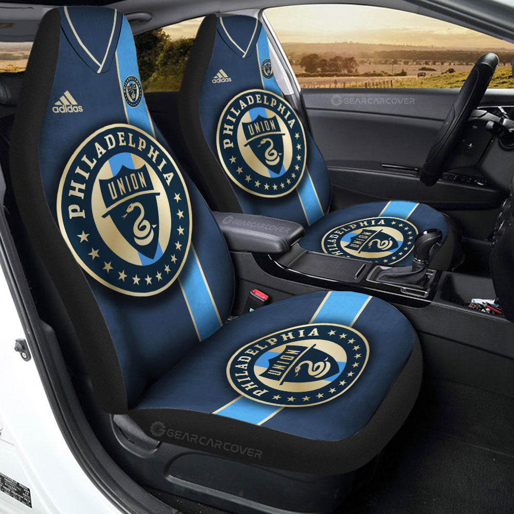 Philadelphia Union Car Seat Covers Custom Car Accessories For Fans - Gearcarcover - 3