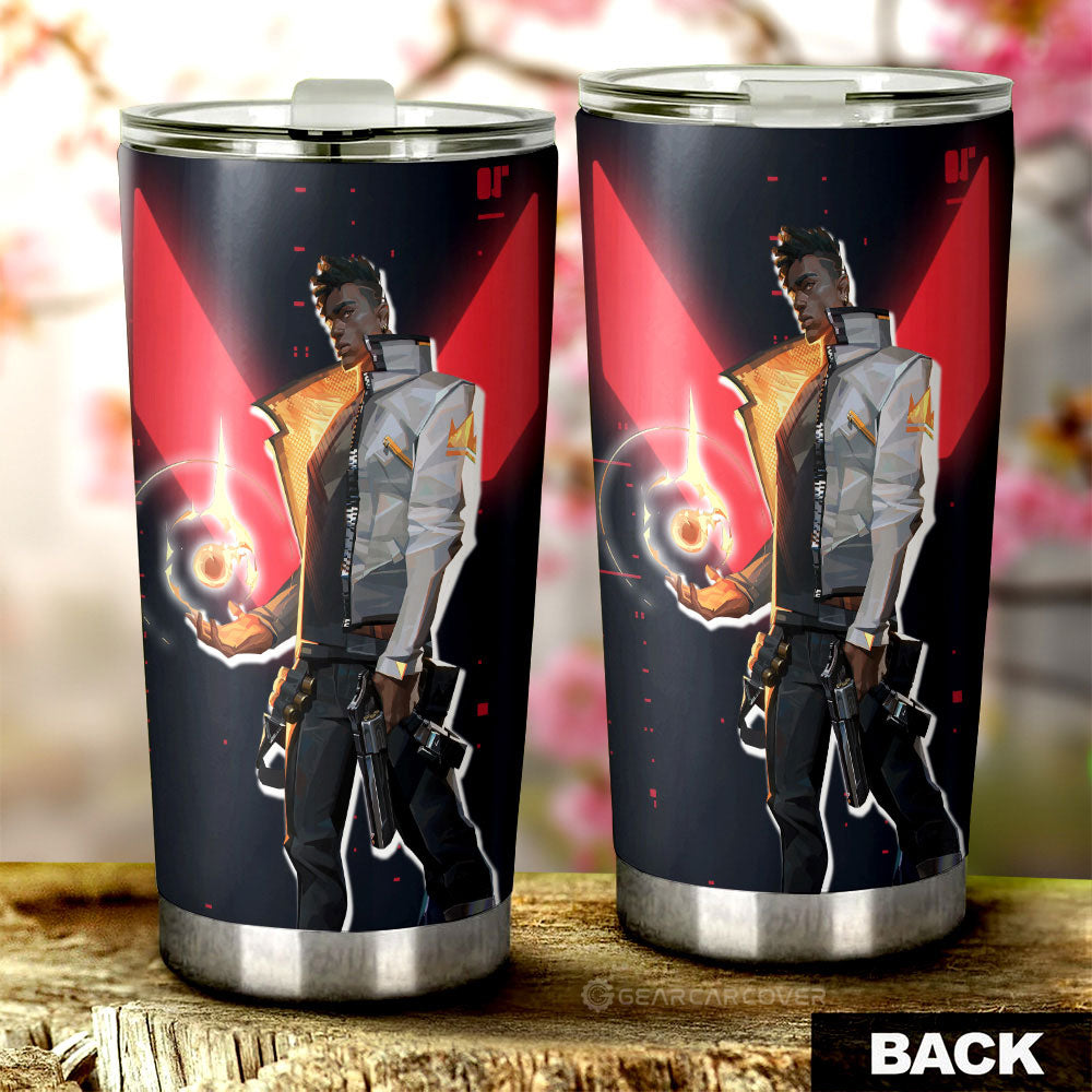 Phoenix Tumbler Cup Custom Valorant Agent - Gearcarcover - 3