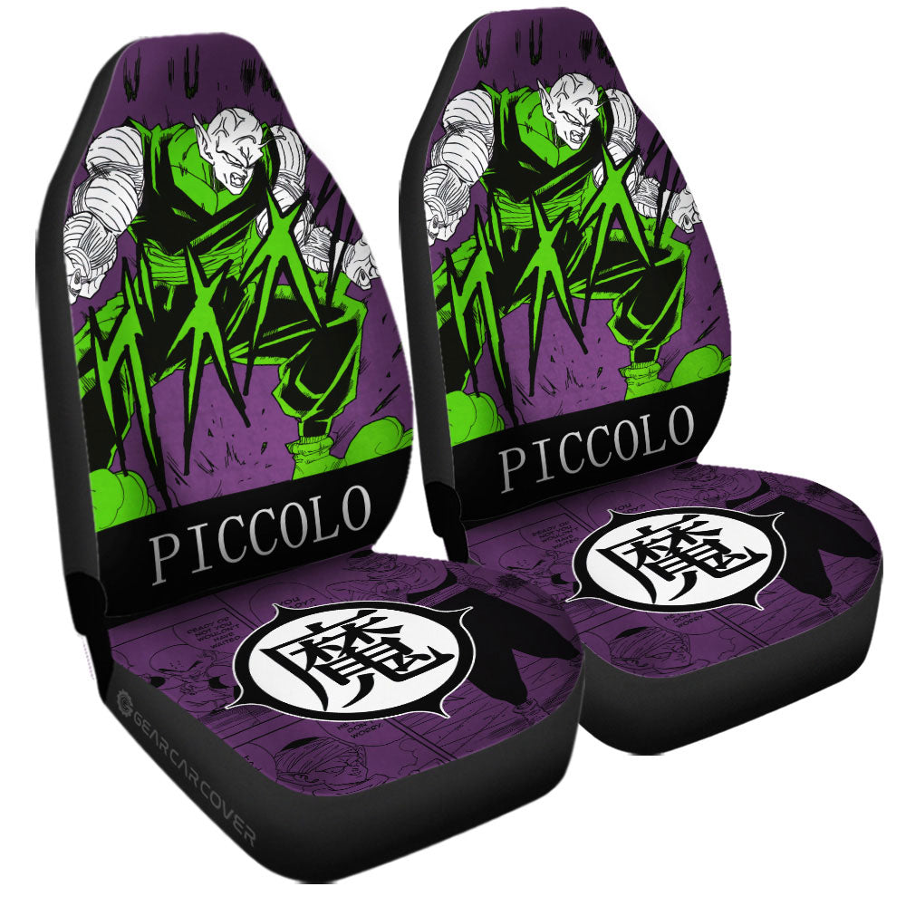 Piccolo Car Seat Covers Custom Dragon Ball Anime Manga Color Style - Gearcarcover - 3
