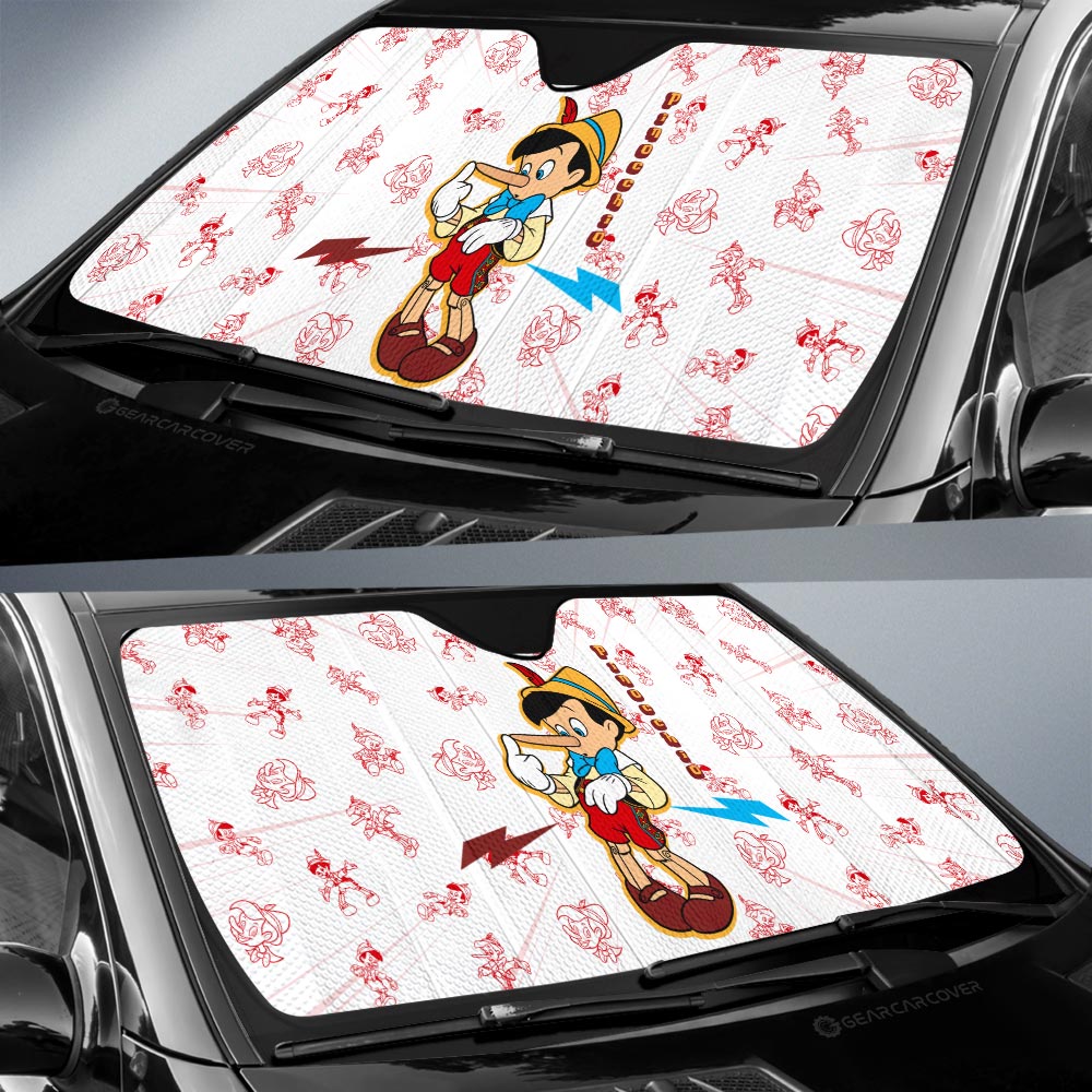 Pinocchio Car Sunshade Custom Cartoon Car Accessories - Gearcarcover - 2