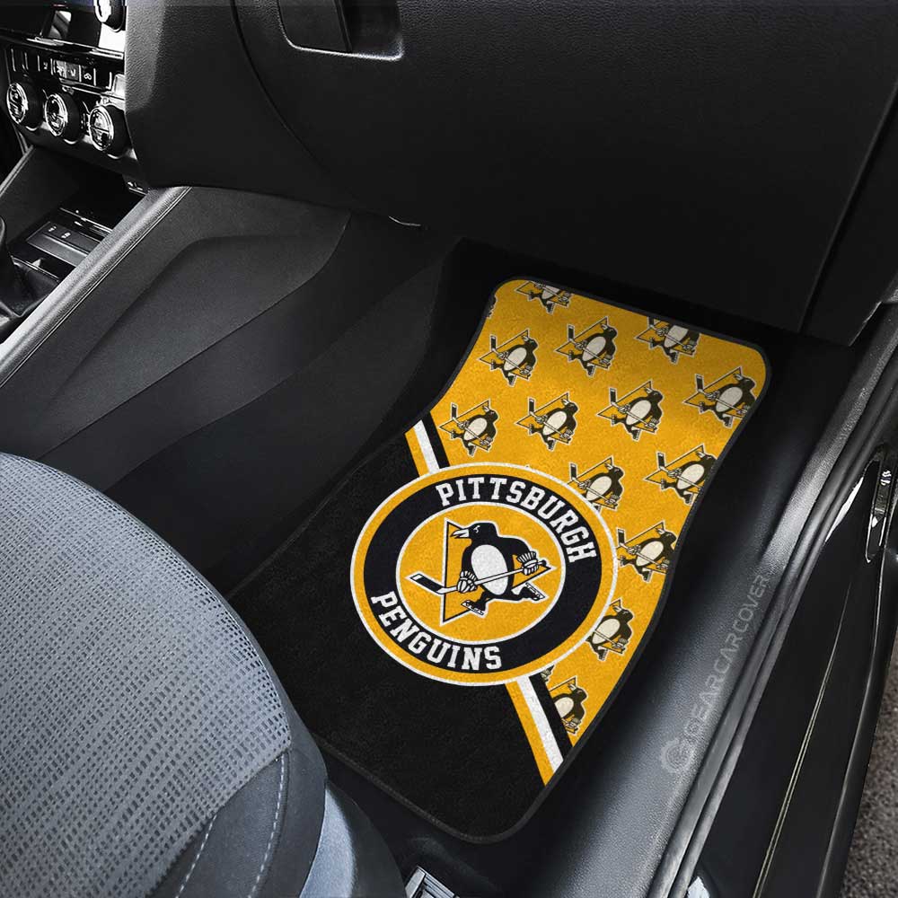 Pittsburgh Penguins Car Floor Mats Custom Car Accessories For Fans - Gearcarcover - 3