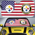 Pittsburgh Steelers Car Sunshade Custom Car Decor Accessories - Gearcarcover - 1