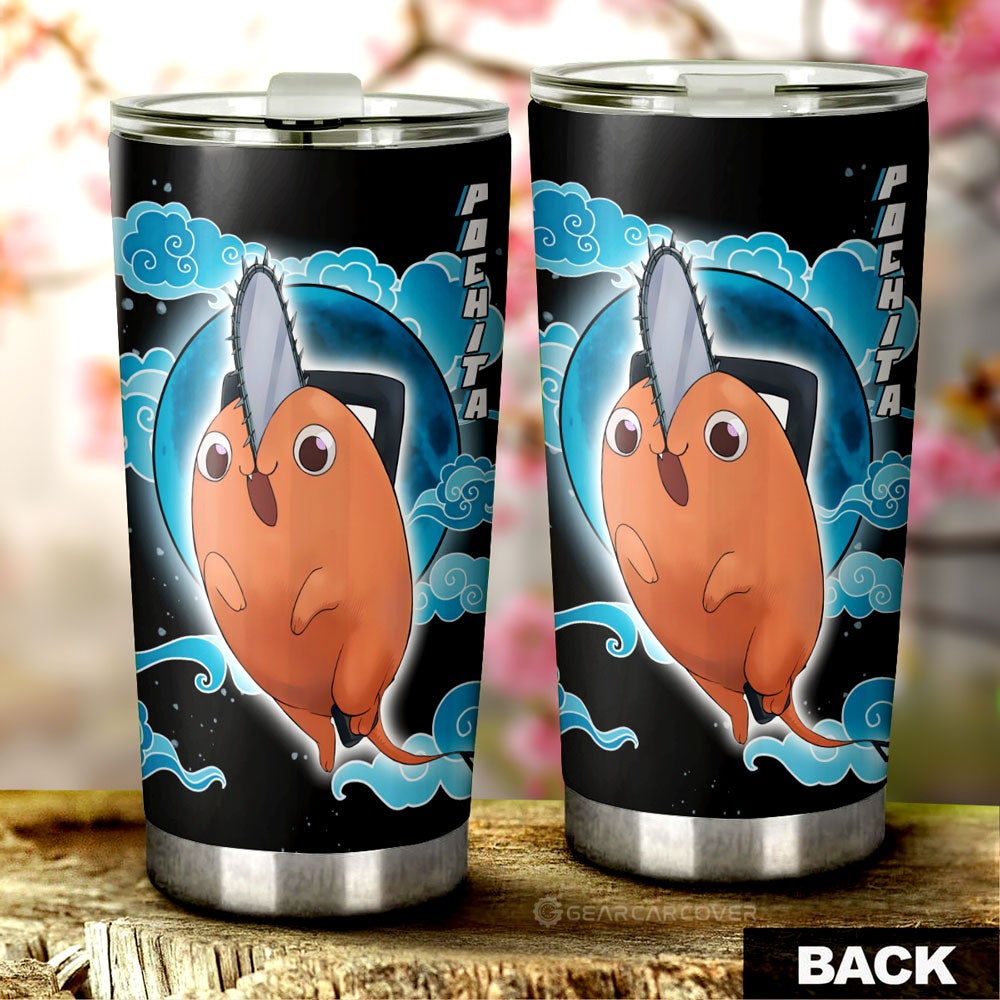 Pochita Tumbler Cup Custom Chainsaw Man Anime - Gearcarcover - 3