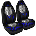 Police Car Seat Covers Custom Car Accessories Gift For Police - Gearcarcover - 4