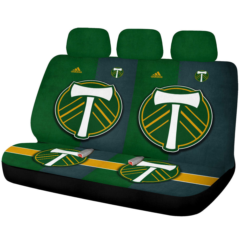 Portland Timbers Car Back Seat Covers Custom Car Accessories For Fans - Gearcarcover - 2