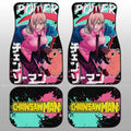Power Car Floor Mats Custom Chainsaw Man Anime Car Accessories - Gearcarcover - 2