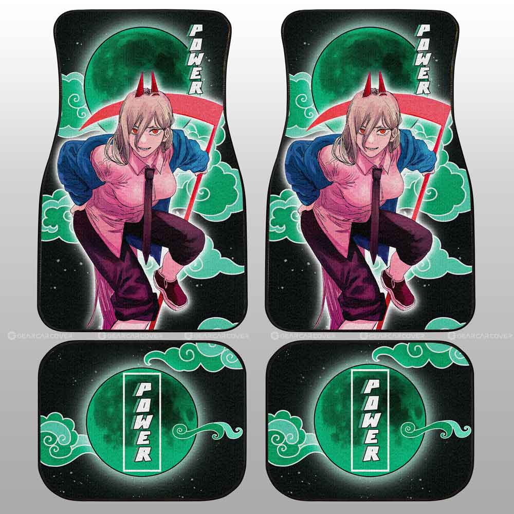 Power Car Floor Mats Custom Chainsaw Man Anime - Gearcarcover - 2