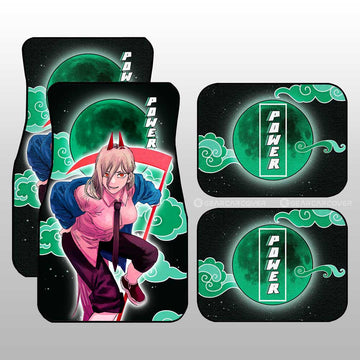 Power Car Floor Mats Custom Chainsaw Man Anime - Gearcarcover - 1