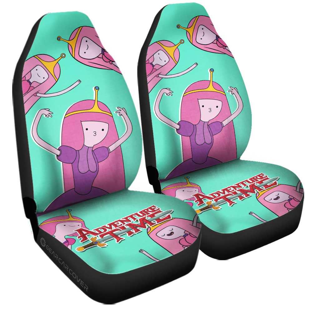 Princess Bubblegum Adventure Time Car Seat Covers Custom Cartoon Car Accessories - Gearcarcover - 3