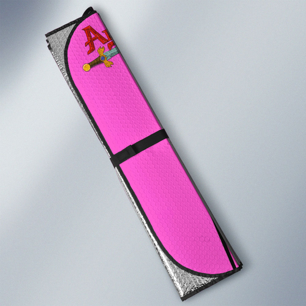 Princess Bubblegum Car Sunshade Custom Adventure Time Car Accessories - Gearcarcover - 3