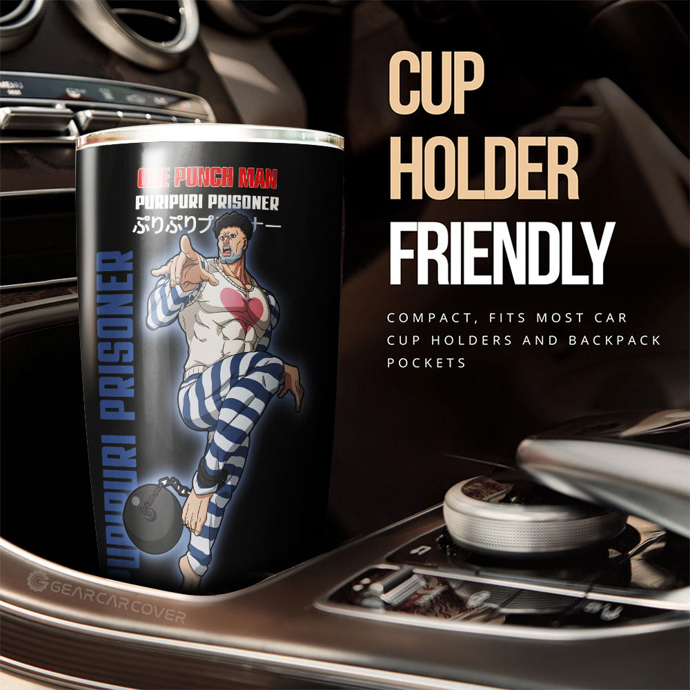 Puripuri Prisoner Tumbler Cup Custom One Punch Man Anime Car Interior Accessories - Gearcarcover - 3