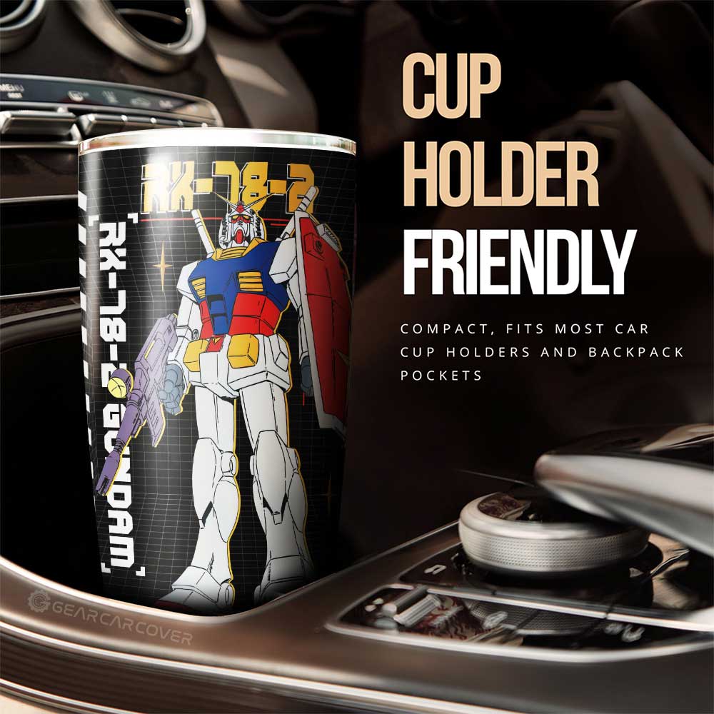 RX-78-2 Gundam Tumbler Cup Custom Gundam Anime Car Interior Accessories - Gearcarcover - 2