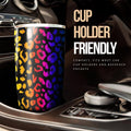 Rainbow Wild CheetahPrint Tumbler Cup - Gearcarcover - 3