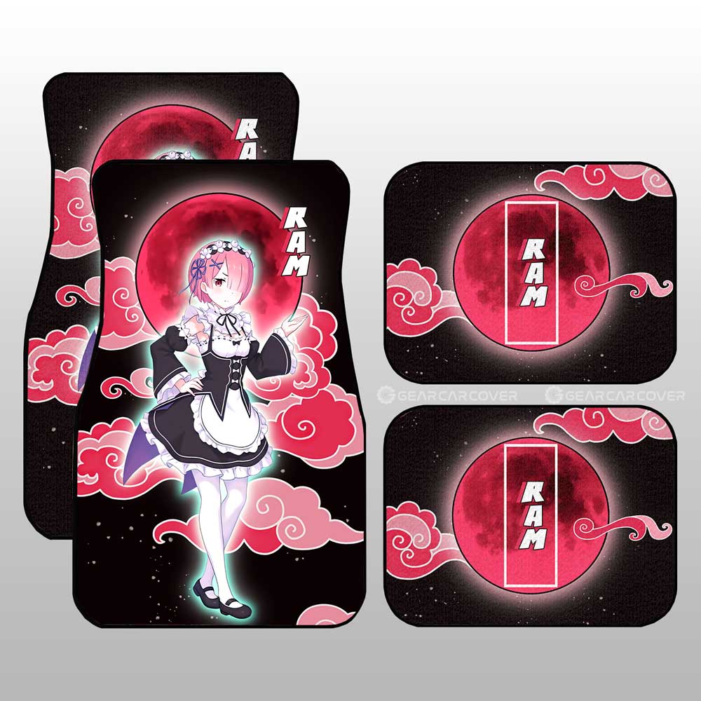 Ram Car Floor Mats Custom Re:Zero Anime Car Accessoriess - Gearcarcover - 1