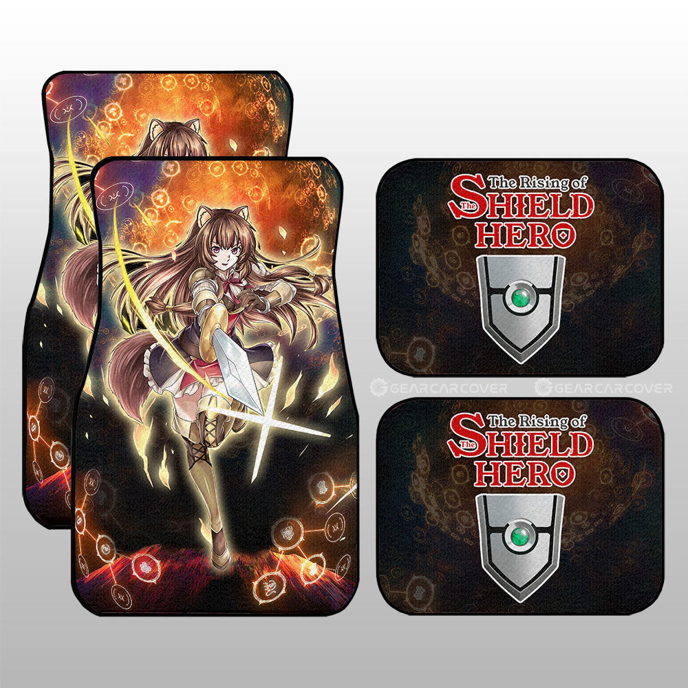 Raphtalia Car Floor Mats Custom The Rising Of The Shield Hero Anime Car Accessories - Gearcarcover - 3